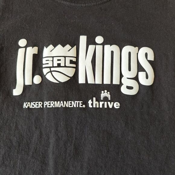 Unisex kids NBA Sacramento Kings Jr. Kings tee shirt sz S - Picture 3 of 5